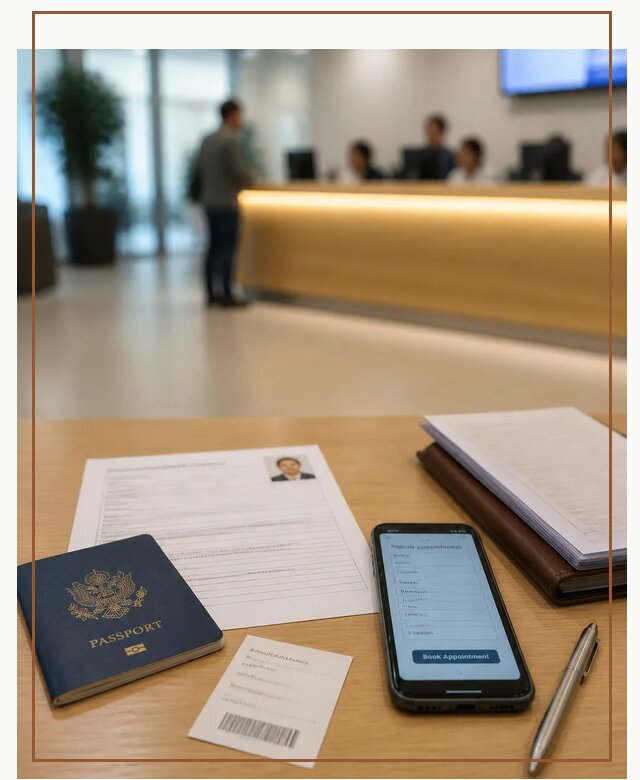 Запись в визовый центр в Сосногорске для подачи документов