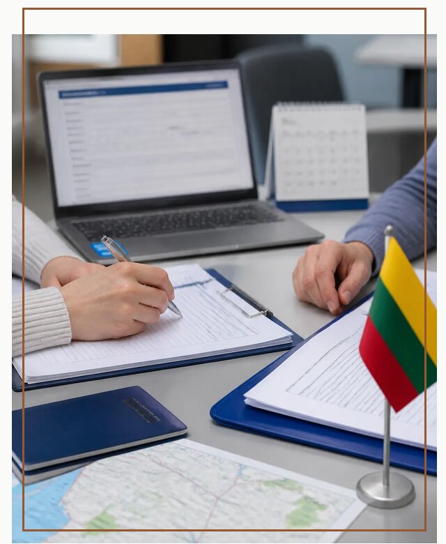 Профессиональное оформление визы в Литву для поездки в Сосногорске