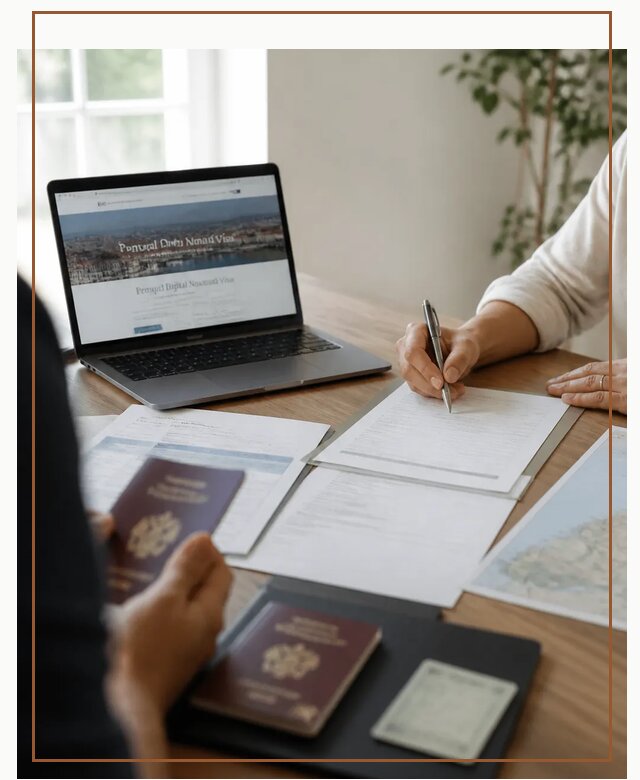 Оформление Digital Nomad и ВНЖ Португалии в Сосногорске